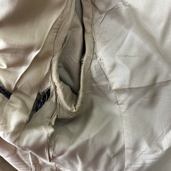 Vintage Dallas Men 46 Gray Tweed Western Blazer Sports Coat Damage - Picture 12 of 13